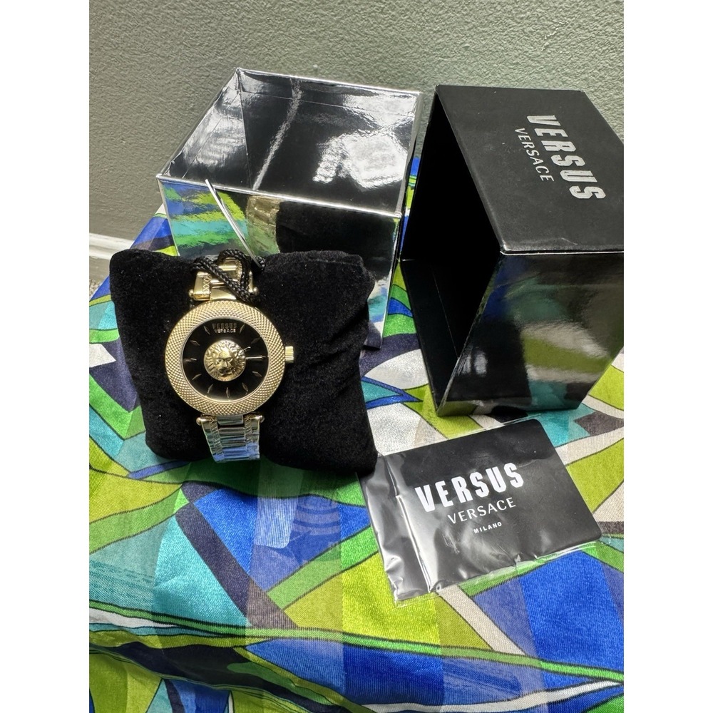 Versus Versace Womens  Gold 36mm Bracelet Fashion Watch
